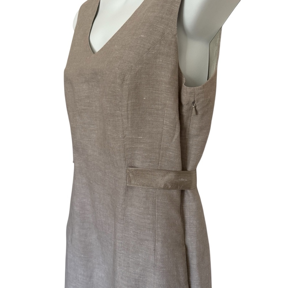 Banana Republic Linen Blend Sheath Dress Size 6P - Picture 4 of 9